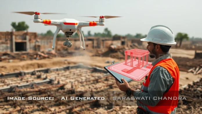 AI in Bihar Construction: A One-Day Site Transformation